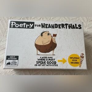 Poetry for Neanderthals Party Game by Exploding Kittens Brand